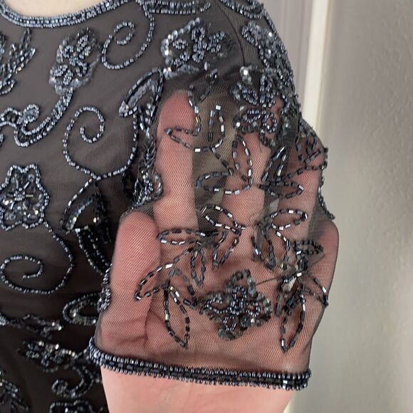 NWT BHLDN Easton Gray Maxi Dress Size 0 - Picture 7 of 13